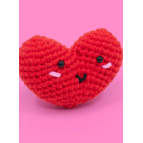 selfiko Caniko Örgü Öğrenme Kiti | Yeni Başlayanlar Için Videolu Tığ Işi Amigurumi Kalp Örgü Seti