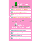 selfiko Caniko Örgü Öğrenme Kiti | Yeni Başlayanlar Için Videolu Tığ Işi Amigurumi Kalp Örgü Seti