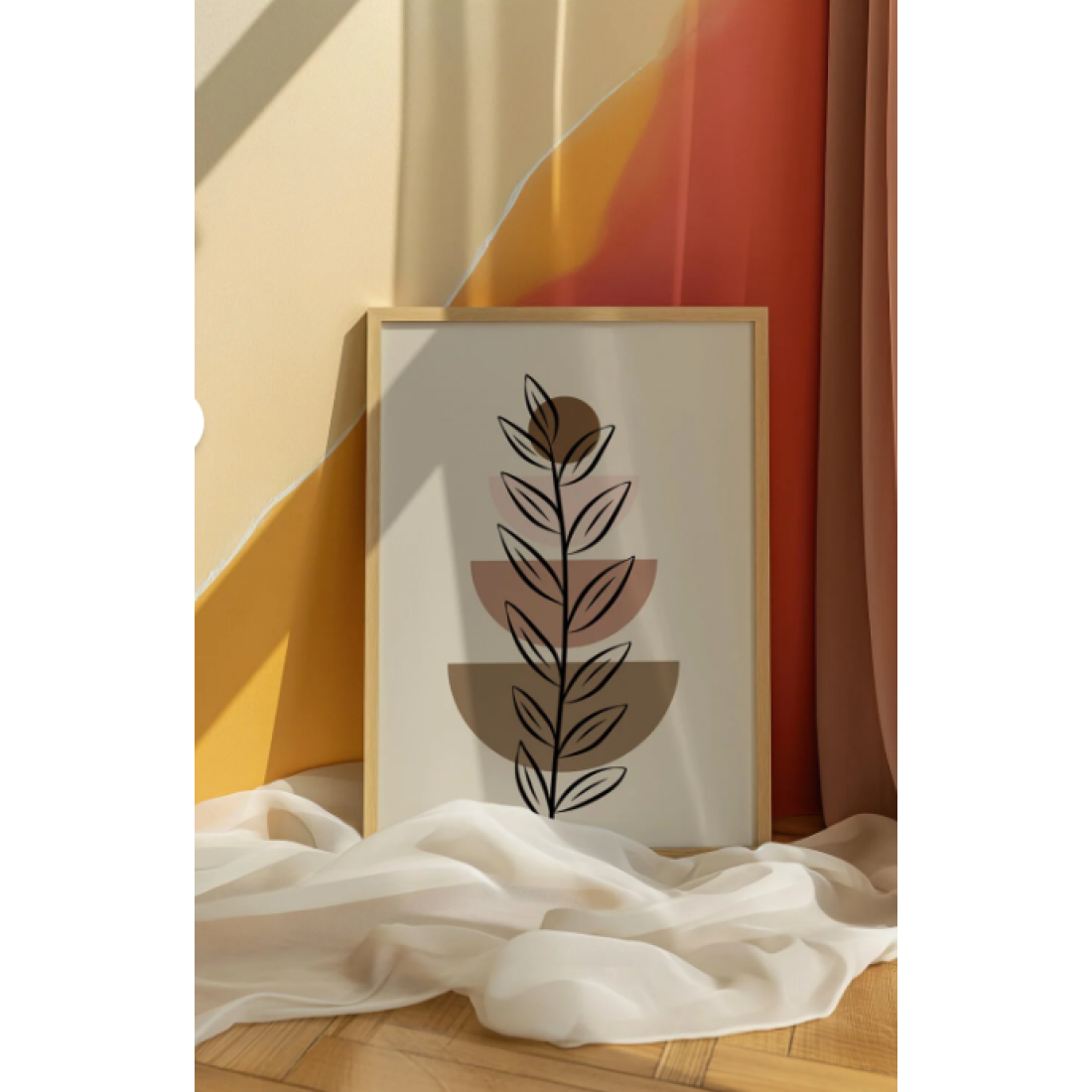 AR AJANS KANVAS TABLO Minimalist Line Art Boho Çerçevesiz 3'lü set TABLO 30 x 40