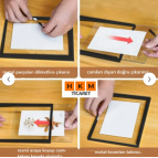 Verda Çerçeve 13x18 Cm Ve 10x15 Cm Gold Çiftli Metal Çerçeve! Şık Dekoratif Fotoğraf Çerçevesi!