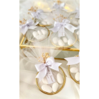 Genel Markalar 10 Adet Süslemeli Halka Şekerleme Nikah Nişan Söz Düğün Hediyeliği