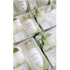 3DLuxeDekor Çikolata Mum Kolonya Hediyelik 10 Adet (BEBEK, SÖZ, NİŞAN, KINA, DÜĞÜN, MEVLİD) Yeşil