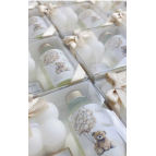 3DLuxeDekor Çikolata Mum Kolonya Hediyelik 10 ADET (Bebek, Söz, Nişan, Kına, Düğün, Mevlid)