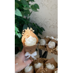 ceysethome 15 Adet Kokulu Kişiye Özel Lüks Gül Mum Buketleri ( Beyaz )