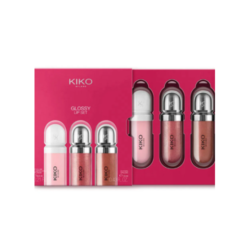 KIKO Glossy Lip Set - Dudak Parlatıcısı Seti