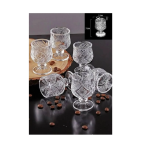 Enavm Kristal Kahve Yanı Bardağı 6lı Royaleks-r1720