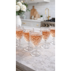 ENAVM KAHVE YANI SU BARDAĞI MEŞRUBAT BARDAĞI AYAKLI BARDAK 80 ML 6 ADET