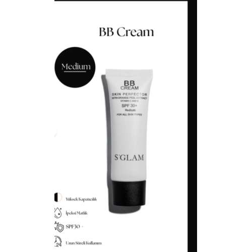 S'GLAM Bb Krem Spf 30 Medıum 50ml