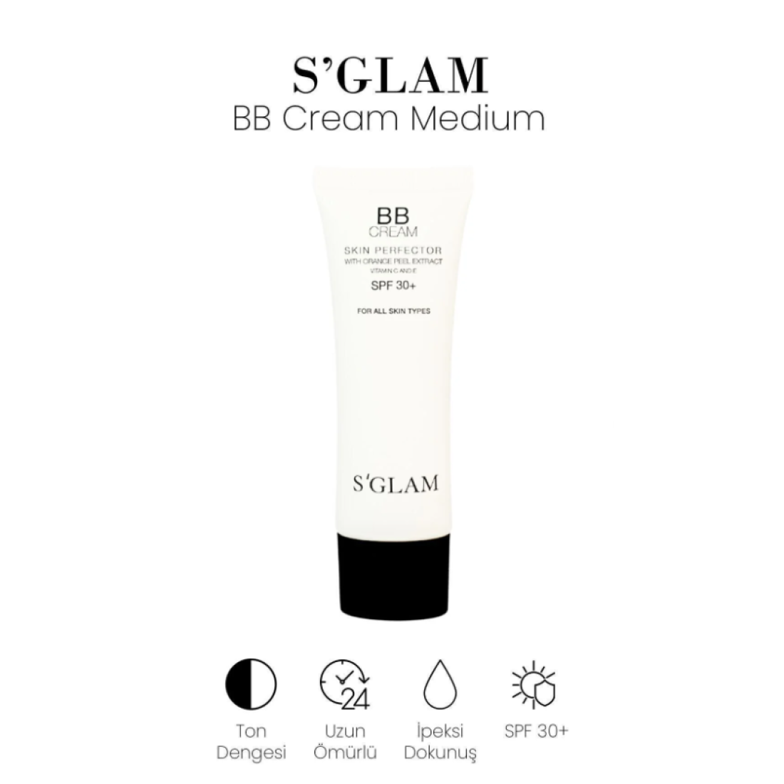 S'GLAM Bb Krem Spf 30 Medıum 50ml