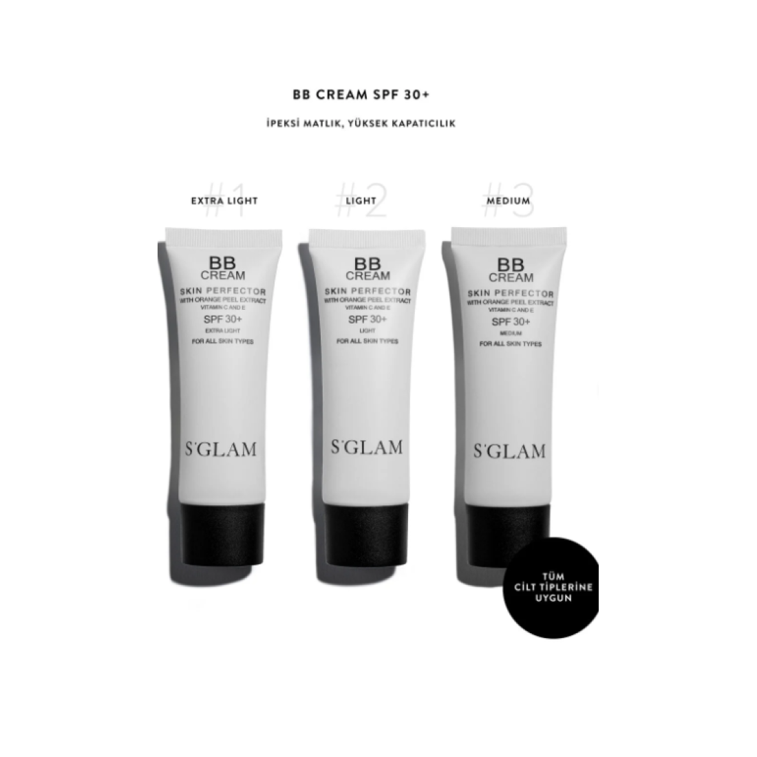 S'GLAM Bb Krem Spf 30 Lıght 50ml