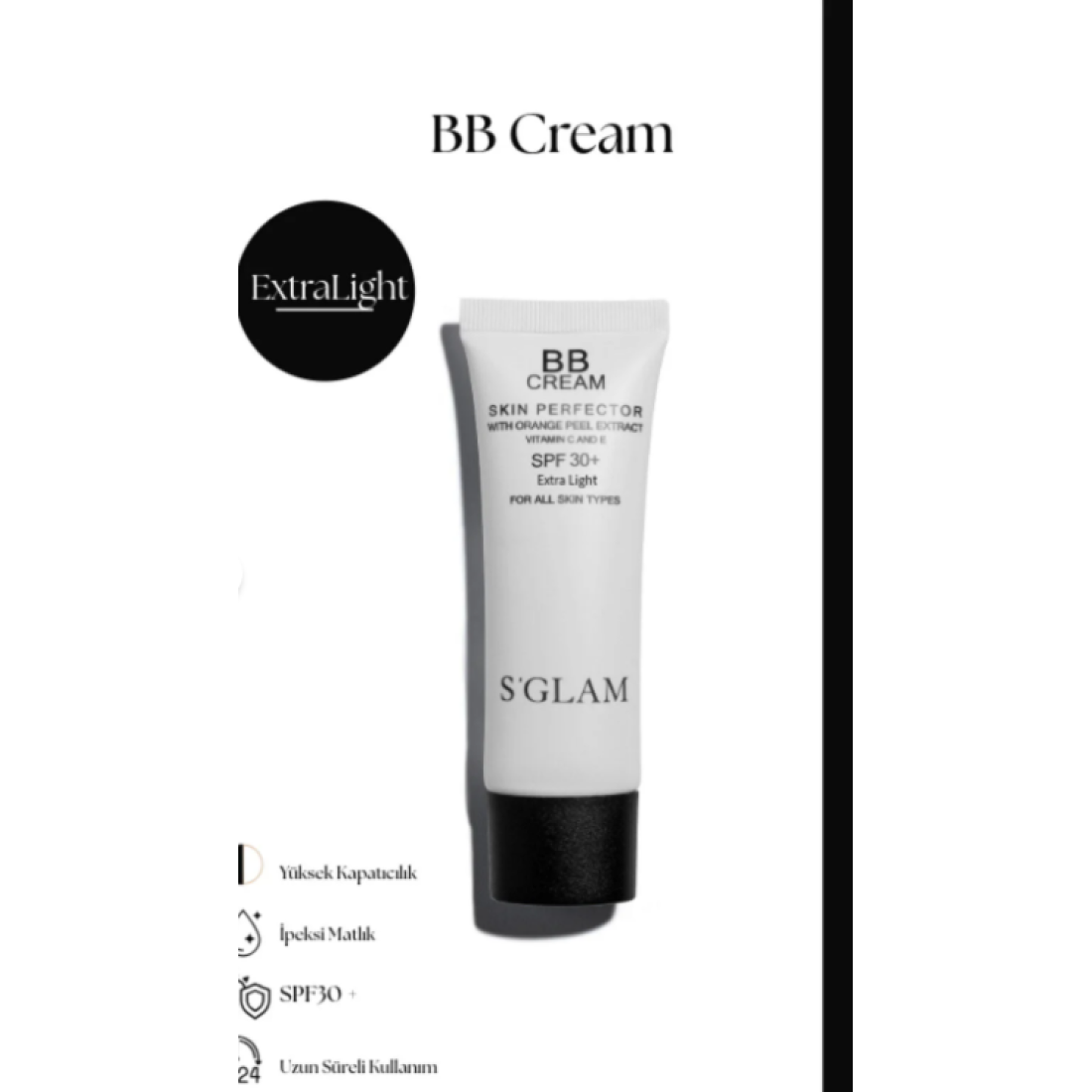 S'GLAM SGLAM BB Cream – EXTRA LIGHT