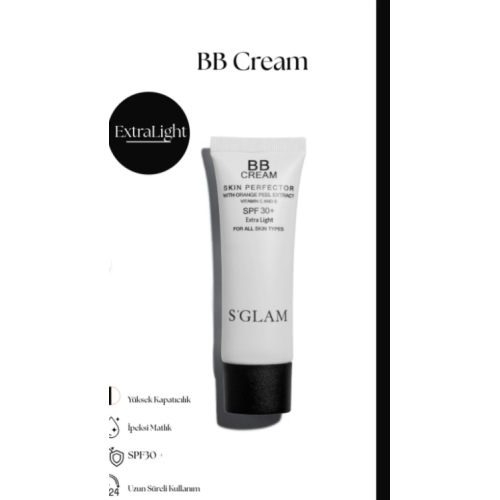S'GLAM SGLAM BB Cream – EXTRA LIGHT