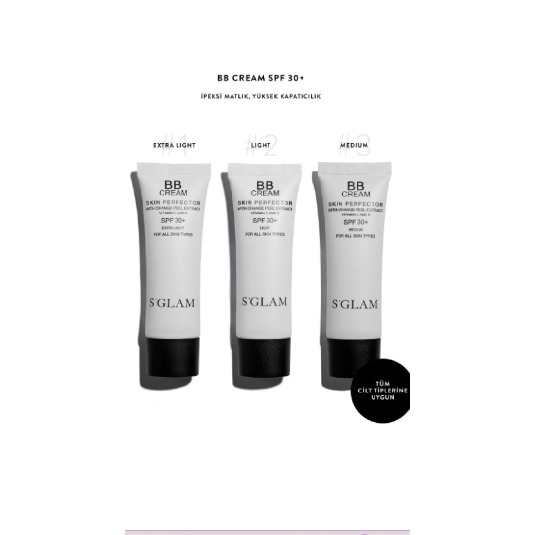 S'GLAM SGLAM BB Cream – EXTRA LIGHT