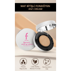 Flormar K-Spirit Cover Up Yoğun Kapatıcı Pürüzsüz Yarı Mat Bitişli Cushion Fondöten - 002 Cream