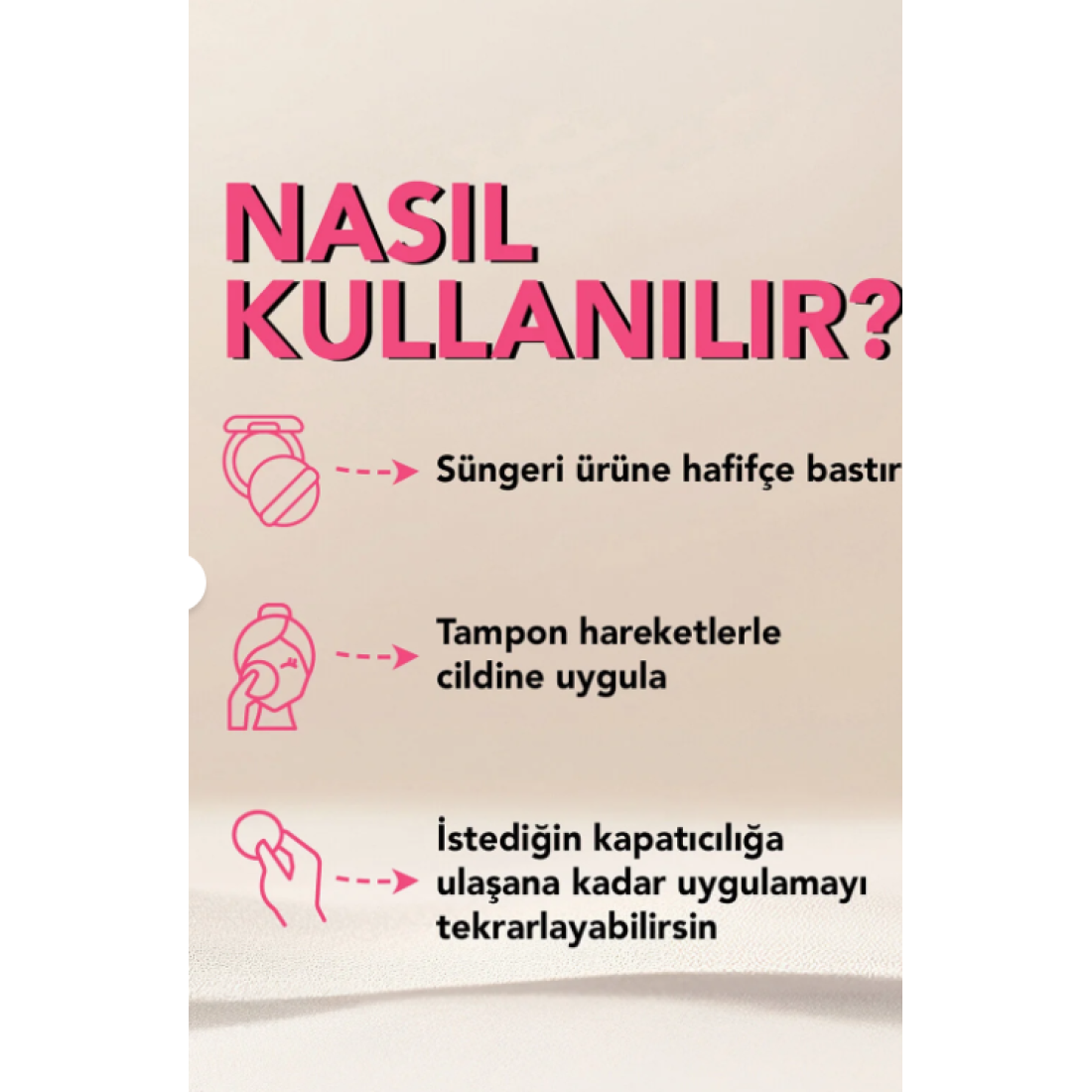 Flormar K-Spirit Cover Up Yoğun Kapatıcı Pürüzsüz Yarı Mat Bitişli Cushion Fondöten - 002 Cream