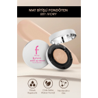 Flormar K-Spirit Cover Up Yoğun Kapatıcı Pürüzsüz Yarı Mat Bitişli Cushion Fondöten - 001 Ivory