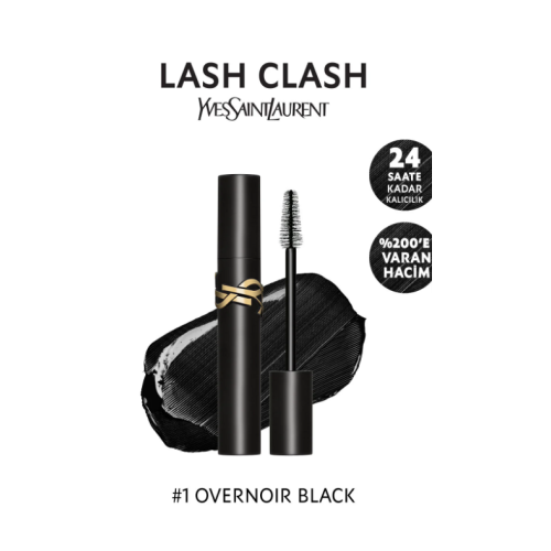 Yves Saint Laurent Lash Clash Yüksek Hacim Veren Siyah Maskara 3614273601092 #1 Overnoir Black