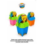 FunkyCraft Küçük Boy Kare Kum Kovası Seti Figürlü | Çocuk Plaj ve Deniz Oyuncağı | Kürek Tırmık Kalıplı Kum Oyun Seti - Yaza Özel