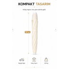 Düvenci Plaj Şemsiyesi + Kazık + Kılıf, Sabit Gölge Paketi - Yaza Özel