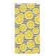 DOFİ Yetişkin Unisex 70x140cm Yaz Desenli Plaj Havlusu - Banyo Havlusu - Deniz Havlusu Lemon - Yaza Özel