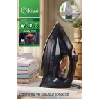 Kiwi KSI-6344 Buharlı Ütü | 2200 Watt, Seramik Taban, 90g Şok Buhar, 220ml Su Haznesi