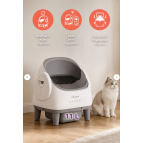 Tiny Kiwipets KPLB-10760 Akıllı Otomatik Kedi Tuvaleti | Wi-Fi Kontrollü & Koku Önleyici & Otomatik Temizleme