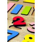 tollihy brinco Ahşap Montessori Okul Öncesi 23 Parça Eğitici Sayılar Ve Geometrik Şekiller Bultak Puzzle Seti