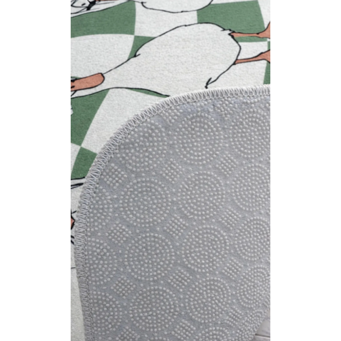 Pilloveland Kaymaz Taban Yıkanabilir 2’li Banyo Paspası - 60*100 cm - 50*60 cm - Ördekler