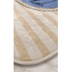 Pilloveland Kaymaz Taban Yıkanabilir 2’li Banyo Paspası - 60*100 cm - 50*60 cm - Kaz Banyosu