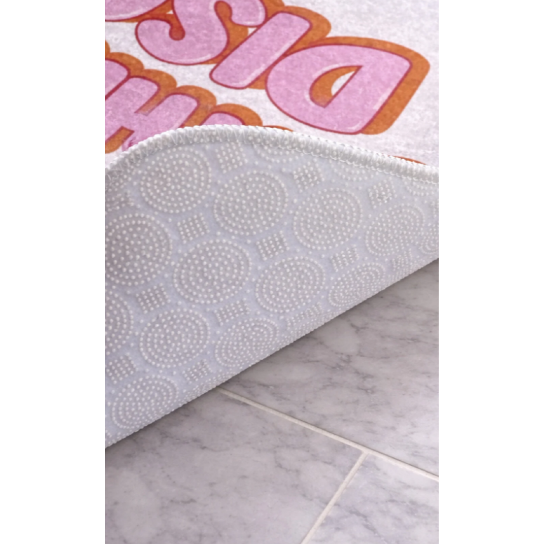 Pilloveland Kaymaz Taban Yıkanabilir 2’li Banyo Paspası - 60*100 cm - 50*60 cm - Bathroom Disco