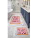 Pilloveland Kaymaz Taban Yıkanabilir 2’li Banyo Paspası - 60*100 cm - 50*60 cm - Best Seat