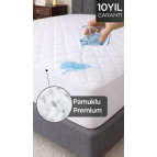 Dream Time Kapitone Fitted Su Sıvı Geçirmez Full Kenar Yatak Koruyucu Alez | Tek Çift Battal Bebek Çocuk 140*200 cm