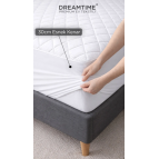 Dream Time Kapitone Fitted Su Sıvı Geçirmez Full Kenar Yatak Koruyucu Alez | Tek Çift Battal Bebek Çocuk 140*200 cm