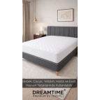Dream Time Kapitone Fitted Su Sıvı Geçirmez Full Kenar Yatak Koruyucu Alez | Tek Çift Battal Bebek Çocuk 100*200 cm