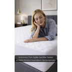 Dream Time Kapitone Fitted Su Sıvı Geçirmez Full Kenar Yatak Koruyucu Alez | Tek Çift Battal Bebek Çocuk 150*200 cm