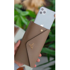 Garbalia Envelope Telefon Ve Bozuk Para Bölmeli Zarf Model Vizon Cüzdan