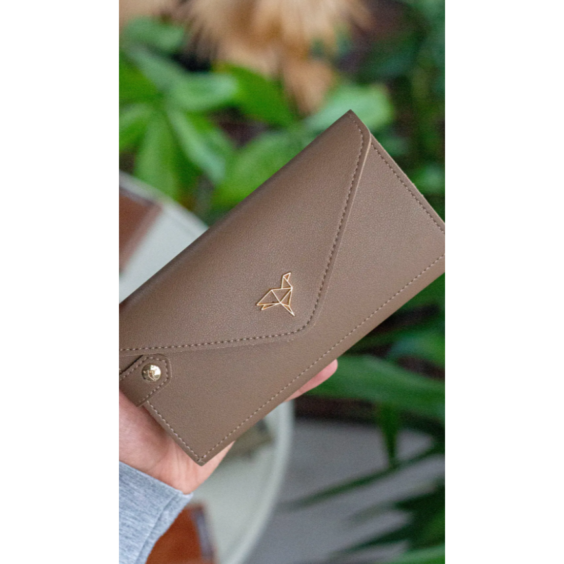 Garbalia Envelope Telefon Ve Bozuk Para Bölmeli Zarf Model Vizon Cüzdan