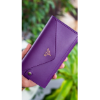 Garbalia Envelope Telefon Ve Bozuk Para Bölmeli Zarf Model Mor (MÜRDÜM) Cüzdan