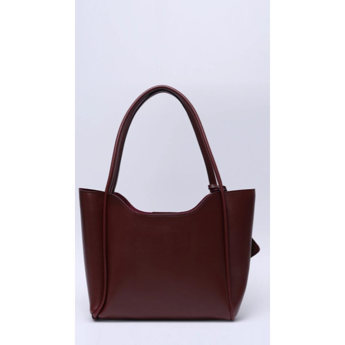 Shaka Bordo Shk108 Çıtçıtlı Suni Deri Cüzdanlı Makyaj Çantalı Kadın El ve Omuz Çantası