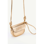 Shaka Gold SHK306 Ayarlanabilir,Düğüm Detay Askılı,Mini,Kadın El,Kol ve Omuz Çantası