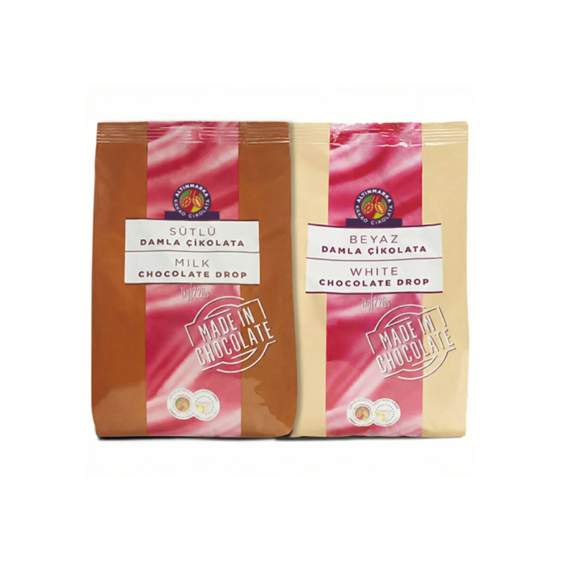 Altınmarka Sütlü Damla 1Kg ve Beyaz Damla 1Kg