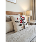 Enavm Punch Bohem Bordo Buket Yastık / Kırlent Kılıfı 43*43 cm - 1 adet