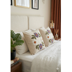 Enavm Punch Bohem Renkli Halka Yastık / Kırlent Kılıfı 43*43 cm - 2 adet