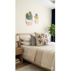 Enavm Punch Bohem Mavi Halka Yastık / Kırlent Kılıfı 43*43 cm - 1 adet