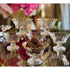 ENAVM 6 LI MANOLYA LOKUMLUK MİNİ KASE YALDIZLI 80 ML