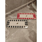ENAVM KUŞLU MİNİ KAHVE SUNUM TEPSİSİ DİKDÖRTGEN 30 CM - KIRMIZI
