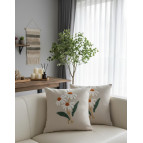 Enavm Punch Bohem Papatya Yastık / Kırlent Kılıfı 43*43 cm - 2 adet