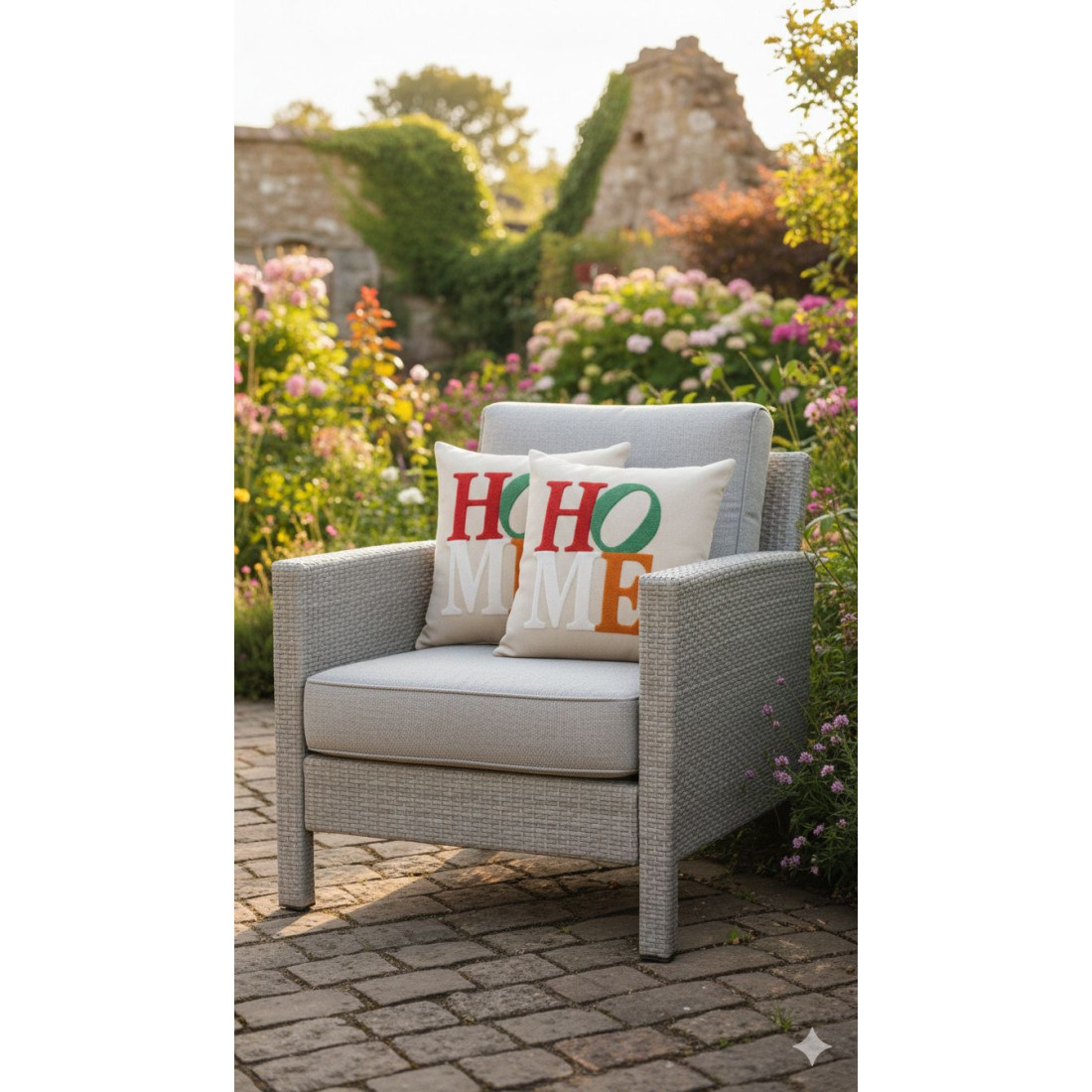Enavm Punch Bohem Kırmızı Home Yastık / Kırlent Kılıfı 43*43 cm - 2 adet