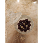 Enavm Dekoratif Cam Kutuda Böğürtlenli Mum - 1 Adet