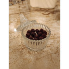 Enavm Dekoratif Cam Kutuda Böğürtlenli Mum - 1 Adet